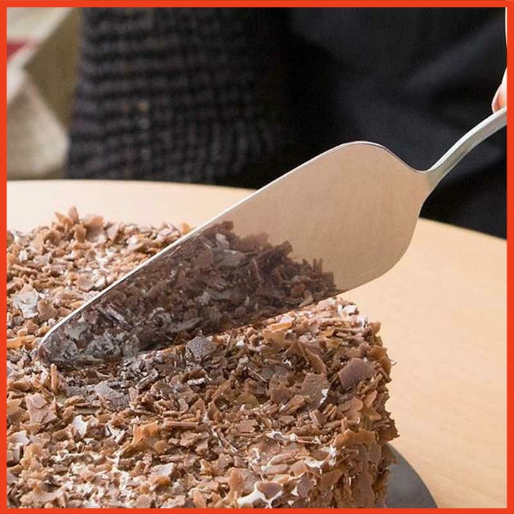 Xẻng múc bánh kem bằng inox cao cấp không rỉ, Dao cắt bánh sinh nhật, xúc pizza