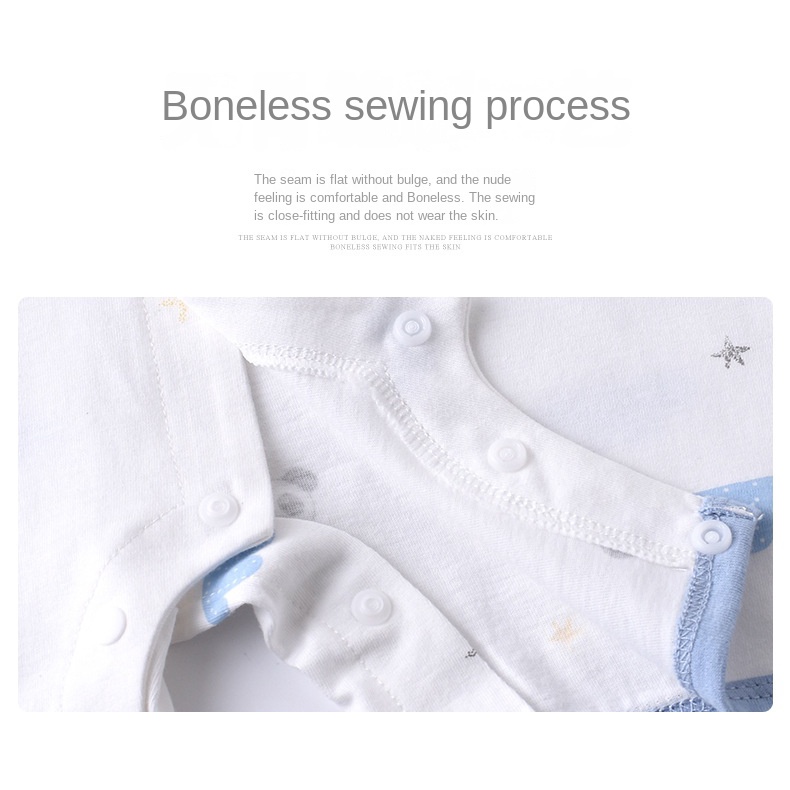 Bộ Áo Liền Quần Cotton In Hoạt Hình One Piece Dễ Thương Cho Bé Gái 0-24 Tháng Tuổi