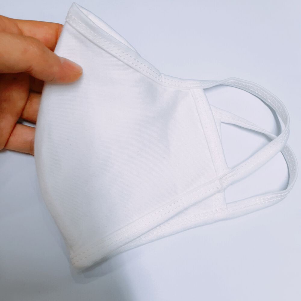 Khẩu Trang Vải Thun TUTO5 Menswear KT01  - Khẩu Trang Vải Đen Cotton Dệt Kim 2 Lớp Kháng Khuẩn, Khử Mùi, Tái Sử Dụng