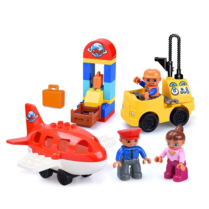 Bộ đồ chơi lắp ráp GOROCK 1038 chủ đề sân bay sáng tạo cho bé