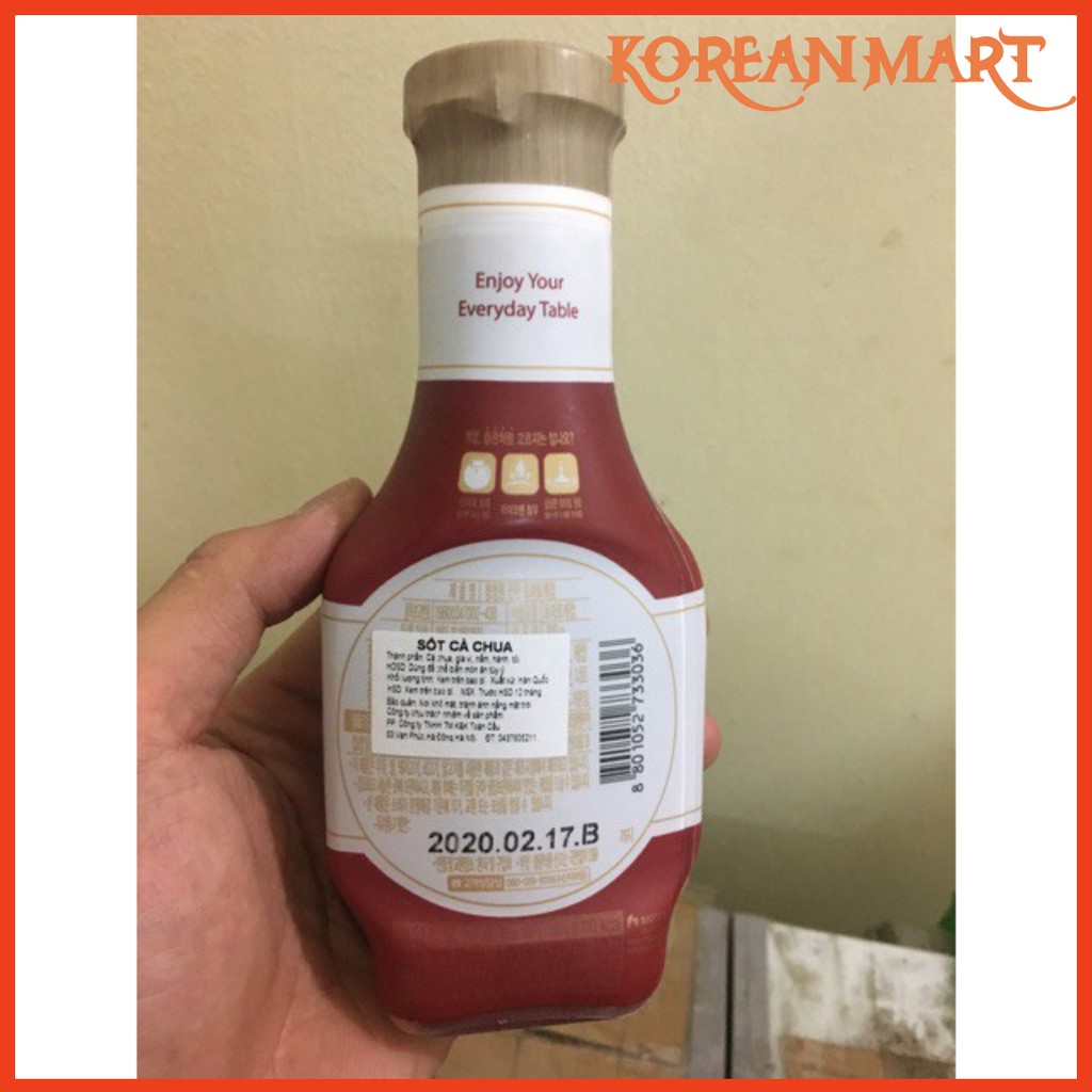 TƯƠNG CÀ CHUA DAESANG HÀN QUỐC CHAI 300G ( RICH TOMATO KETCHUP)