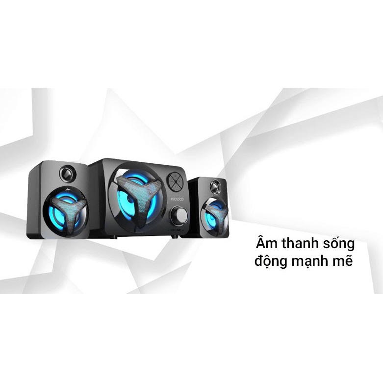 Loa vi tính MICROLAB U210 Loa Bluetooth 5.0, USB, SD Card, FM, Đèn LED nổi bật - Hàng chính hãng BH 12 tháng
