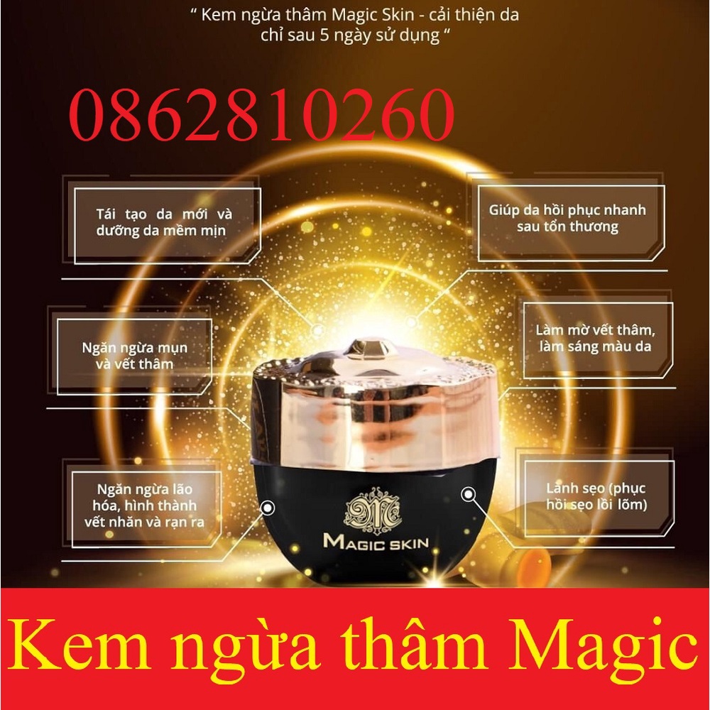 Kem Nghệ Ngừa Thâm magic skin anti bruise cream turmeric magicskin