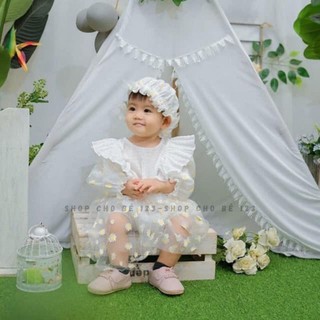 💞🎀[TẶNG NÓN] Body váy bé gái 5-13kg 💕𝑭𝑹𝑬𝑬𝑺𝑯𝑰𝑷💕 Body váy cho bé gái nhiều mẫu xinh xắn (quà thôi nôi, đầy tháng)