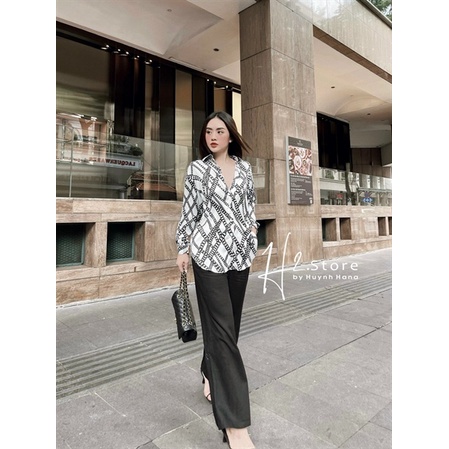 ÁO SƠ MI HỌA TIẾT - K18609