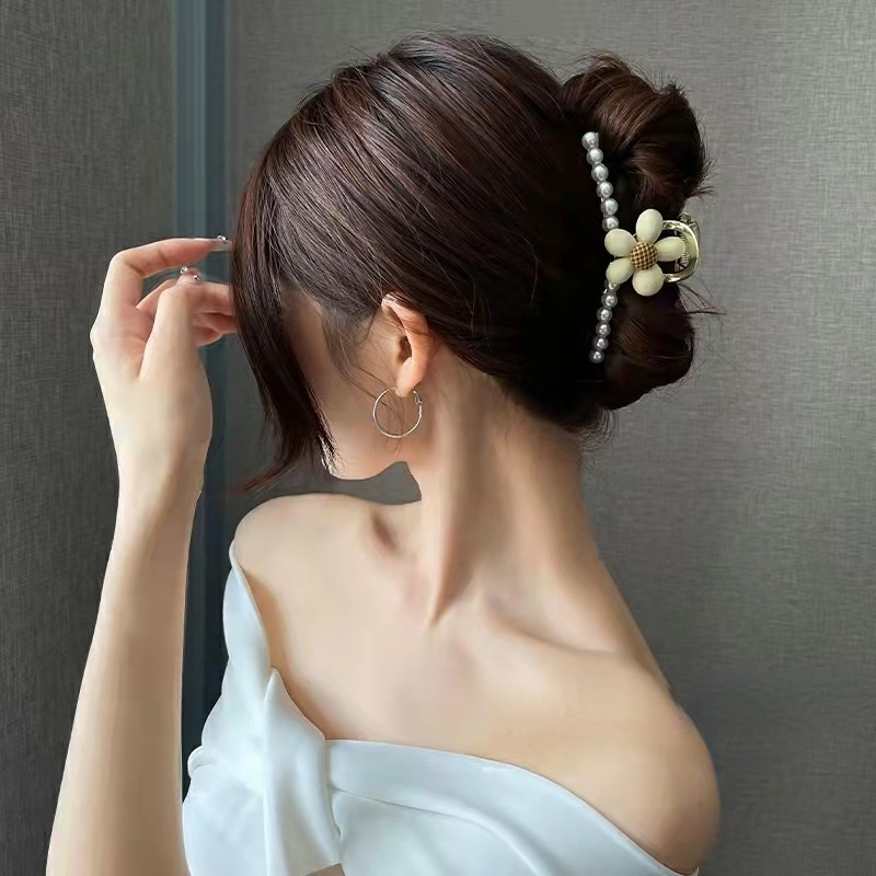 Kẹp Tóc Hình Cá Mập Bằng Kim Loại Cao Cấp Thời Trang Nhật Hàn Cho Nữ