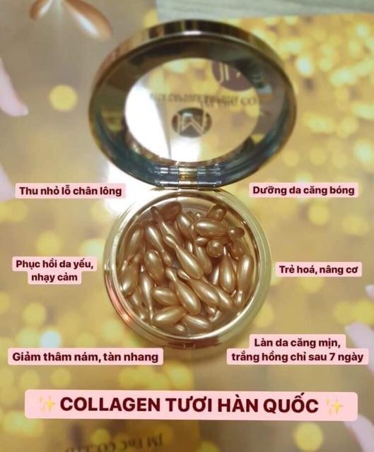 Viên Collagen tươi Ampoule Colagen Tươi Ammud 38 viên