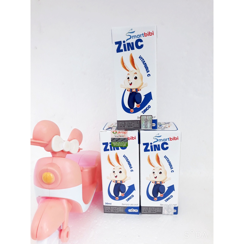 Siro Kẽm hữu cơ nhỏ giọt Smartbibi ZinC, giúp tăng sức đề kháng, hỗ trợ cải thiện tình trạng biếng ăn, chậm lớn ở trẻ