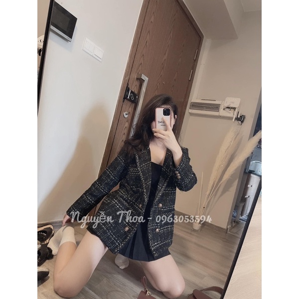 Áo dạ tweet 4 cúc | BigBuy360 - bigbuy360.vn