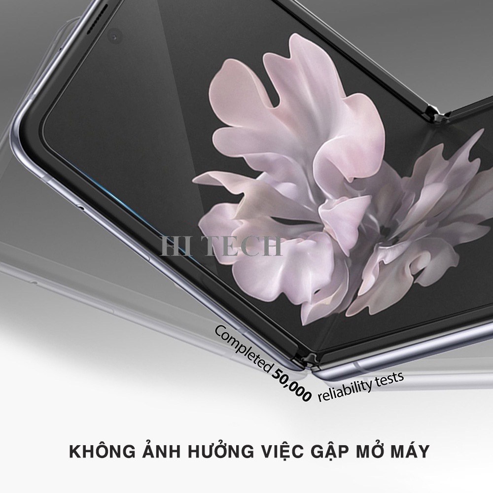 Dán màn hình Samsung Z Flip 4 full màn dẻo trong suốt PPF tự phục hồi vết xước – Dán dẻo Samsung Galaxy Z Flip 4