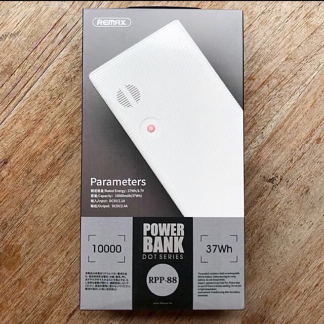 Sạc dự phòng Remax RPP 88 chính hãng 10000 mAh