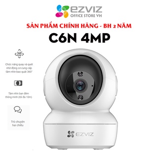 Mua  MUA 2 TẶNG 1 QUÀ EZVIZ  Camera C6N EZVIZ 4MP smart home camera  xoay theo chuyển động