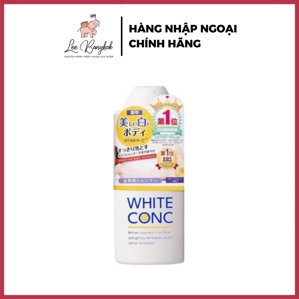 Sữa Tắm Dưỡng Trắng Da White Conc 360ml Giúp Sạch Da, Mềm Mịn - Lee Bangkok