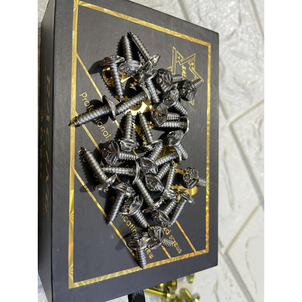 Ốc 5li Xoắn Inox 304 Salaya Đầu 5 Cạnh