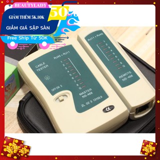 Dụng cụ kiểm tra dây cáp internet, điện thoại Cable Tester RJ11, RJ45