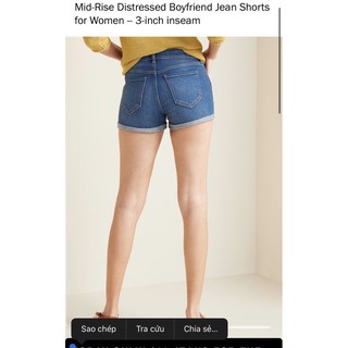 🔥Quần short jean nữ Old Navy 🔥
