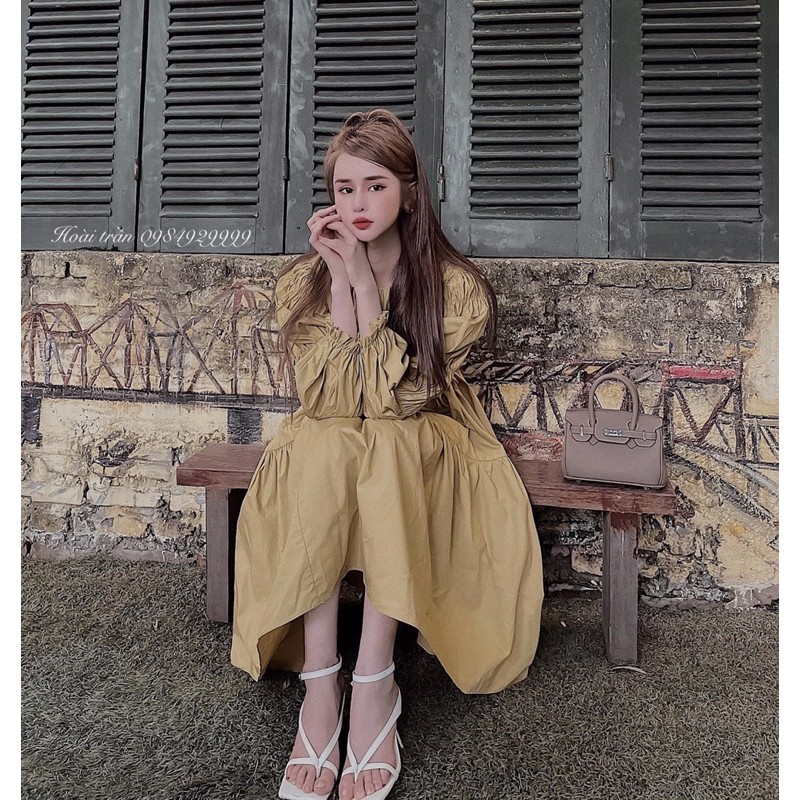 Đầm Maxi Nhún Siêu Sang