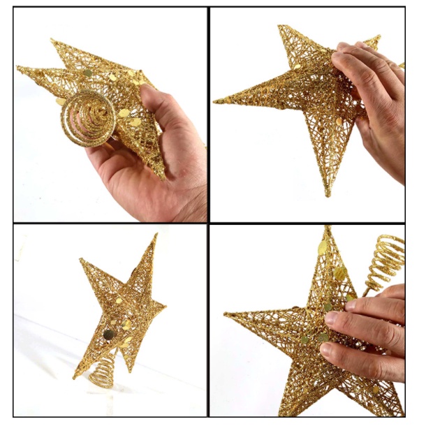 Ngôi sao trang trí đỉnh cây thông giáng sinh