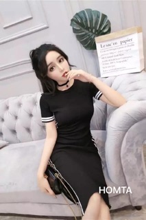 ĐẦM BODY PHỐI VIỀN THUN GÂN