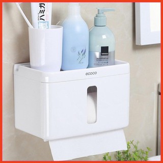 HỘP ĐỰNG GIẤY VỆ SINH CAO CẤP ECOCO [GIA DỤNG LỘC PHÁT]