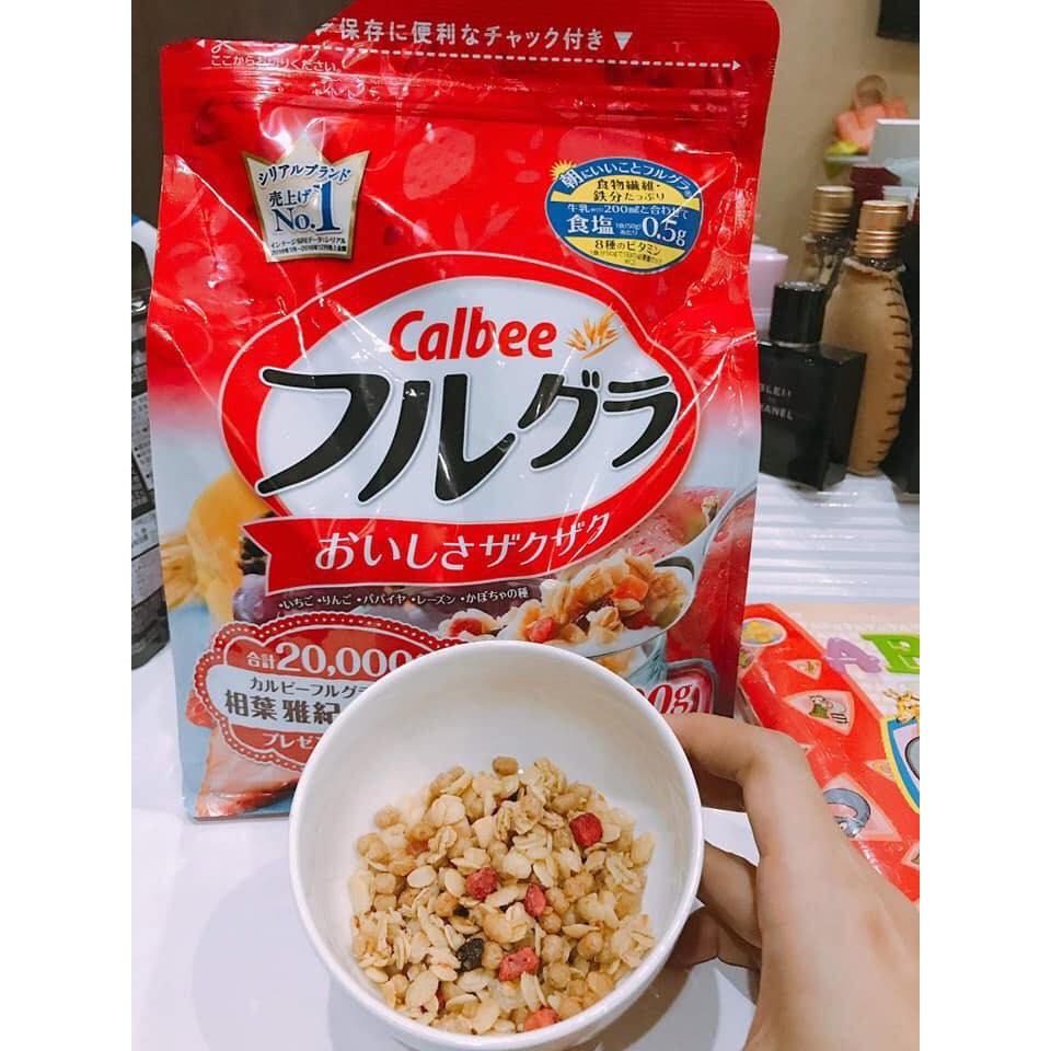 [VITAMIN HOUSE] Ngũ cốc Calbee đỏ 750g