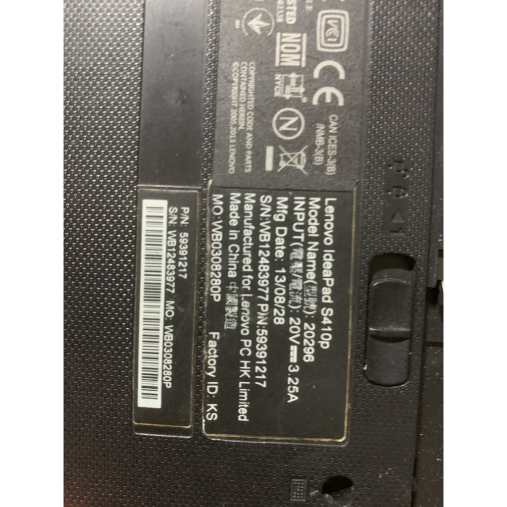 Laptop LENOVO IDEAPAD S410P, CORE I5-4200U/4G/HDD 500G | BigBuy360 - bigbuy360.vn