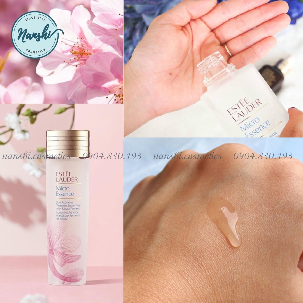 [CHÍNH HÃNG - DUTY FREE] Nước Thần Hoa Anh Đào Estee Lauder Micro Essence Skin Activating treatment lotion