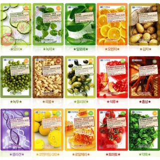 Combo 10 miếng Mặt nạ 3D natural esences mask – Foodaholic