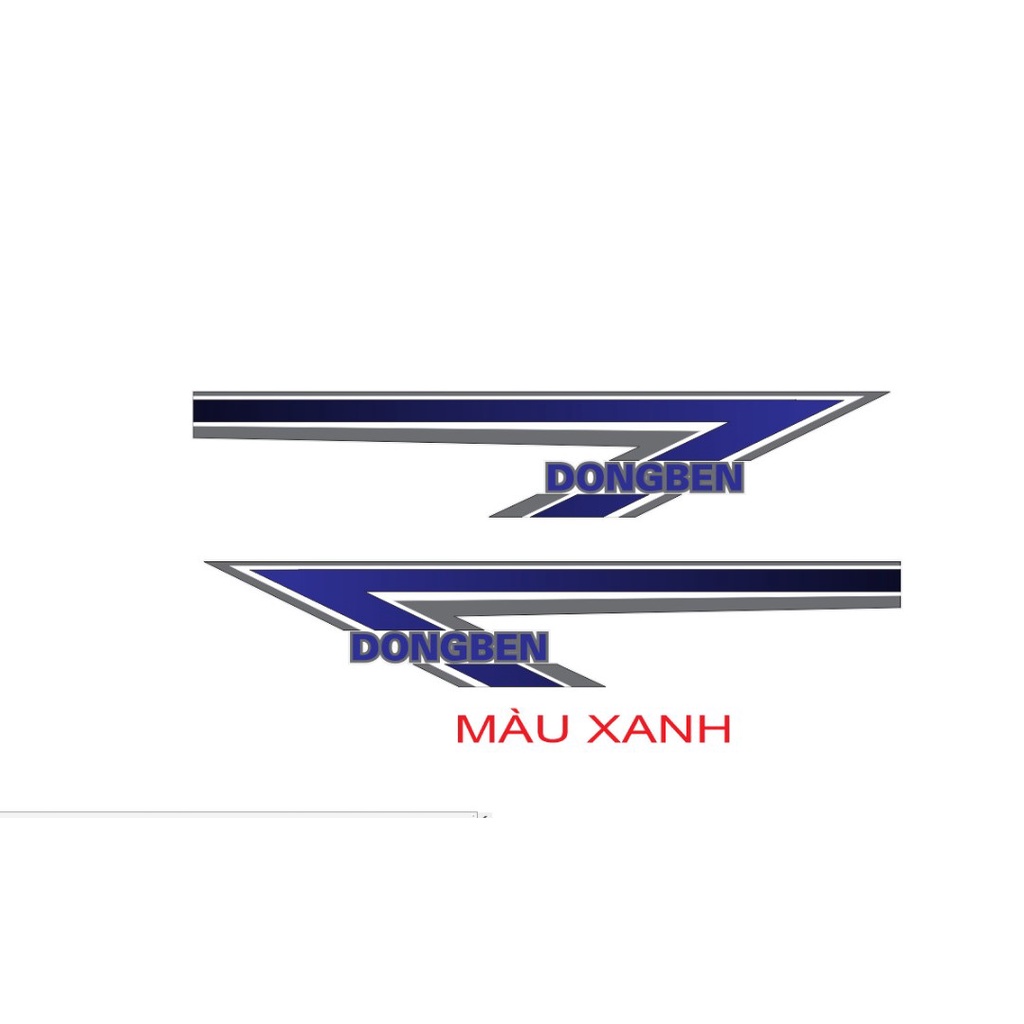 Cặp Tem cửa dán xe tải Dongben