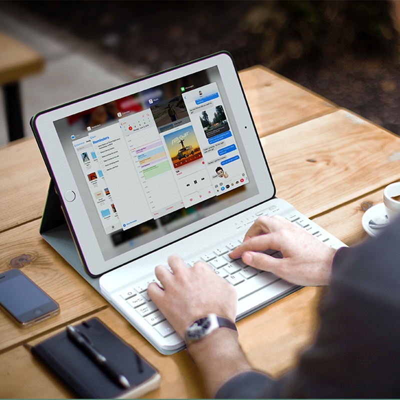 Ốp lưng kèm bàn phím Bluetooth cho iPad5/6/7/8/pro air4 10.9