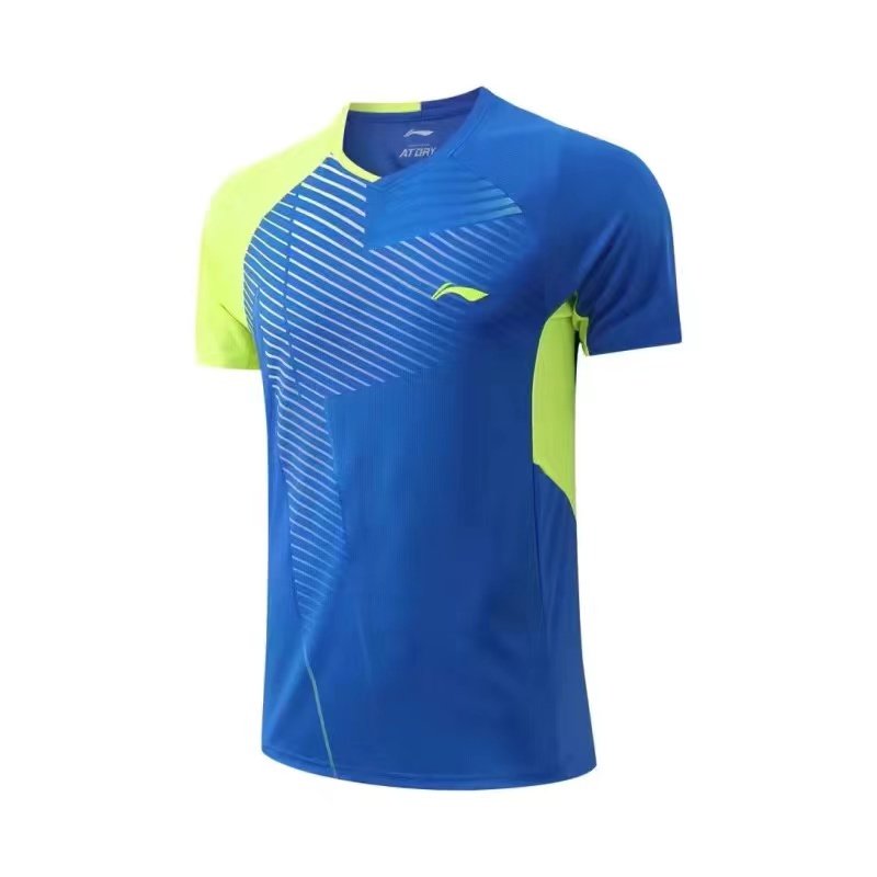 Li Ning 'S Áo Thun Tay Ngắn Tập Cầu Lông / tennis Nhanh Khô Cho Nam Và Nữ