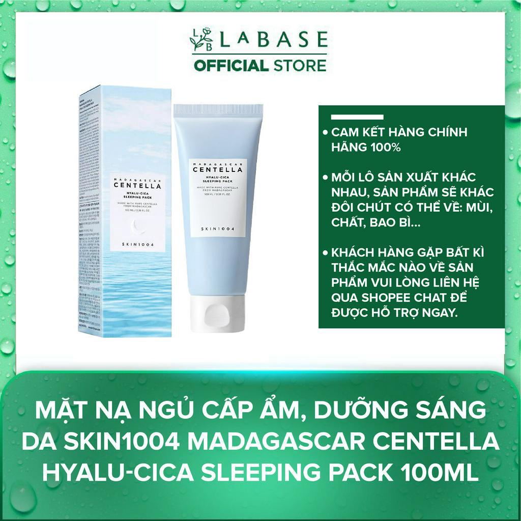 Mặt nạ ngủ cấp ẩm, dưỡng sáng da Skin1004 Madagascar Centella Hyalu-Cica Sleeping Pack 100ml - Hàng Nhập Khẩu