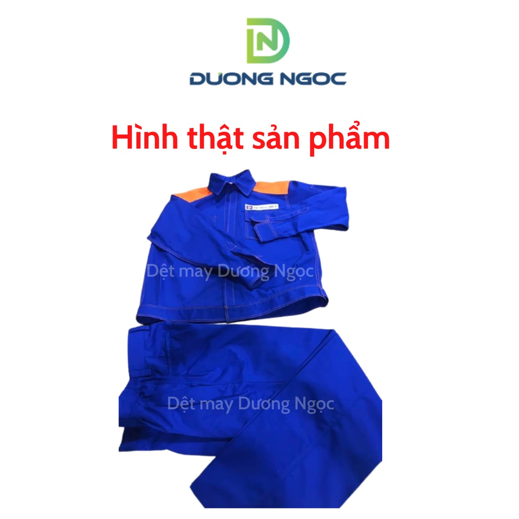 Quần Áo Petrolimex Đồng Phục Ngành Bảo Hộ Lao Động Tiêu Chuẩn Có Size Lớn Vải Kaki 65/35 Thoáng Mát