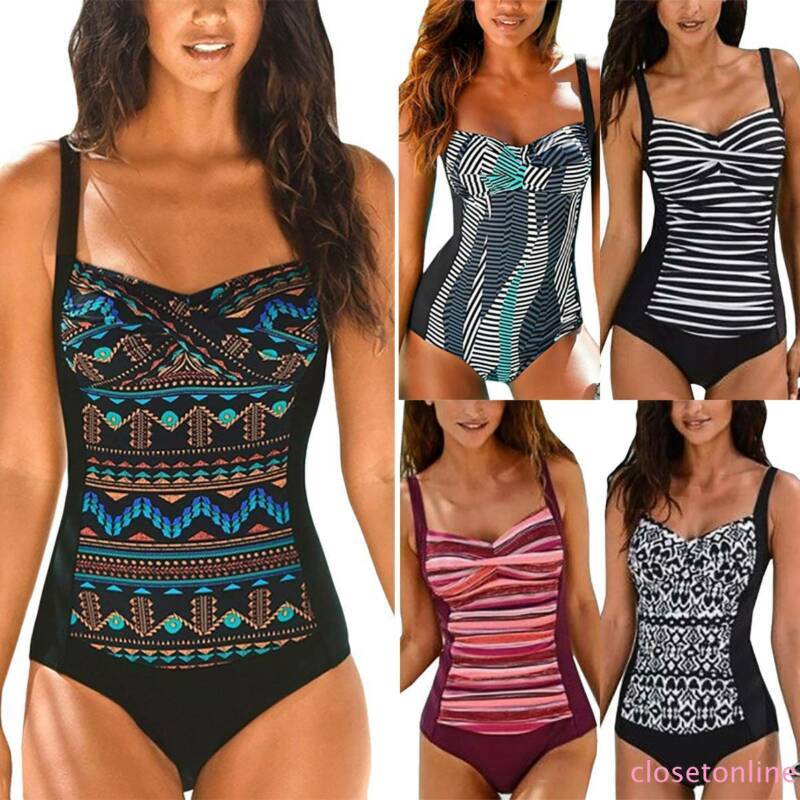 Đồ Bơi Một Mảnh In Họa Tiết Sọc Ngang Thời Trang Dành Cho Nữ | BigBuy360 - bigbuy360.vn