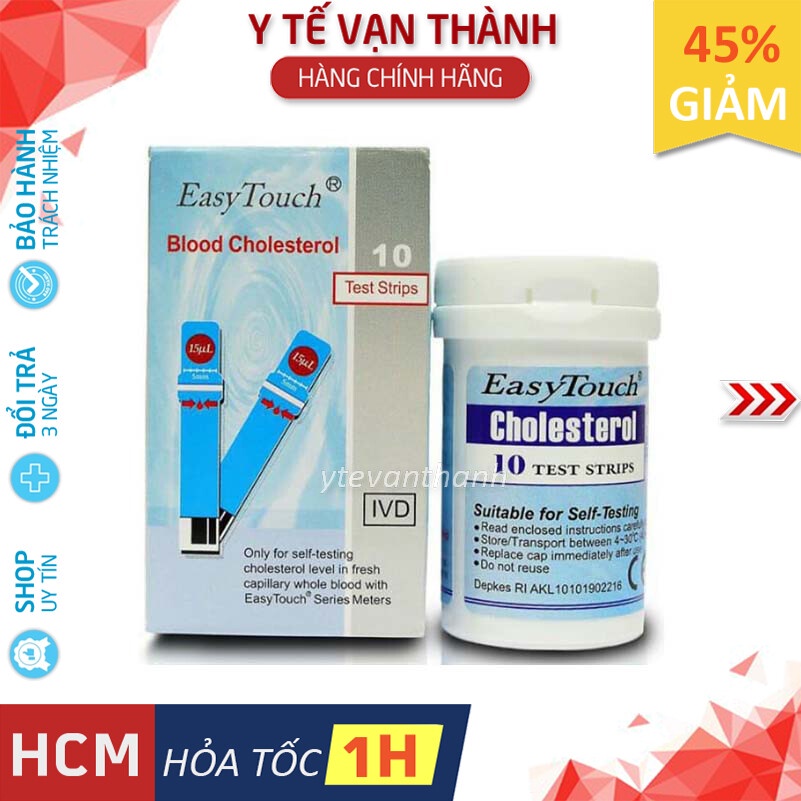 ✅ Que Thử Cholesterol- Easy Touch, Thử Mỡ Máu -VT0751