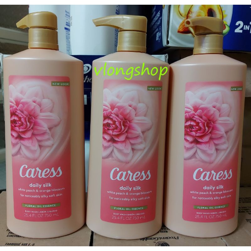 Sữa tắm Caress Daily Silk (750ml) của Mỹ