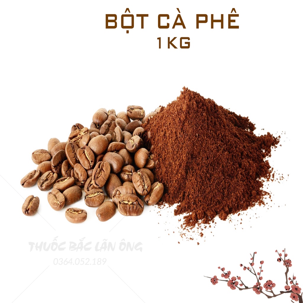 Bột cà phê 1kg (Cafe tẩy da chết, dưỡng trắng da) - Thuốc Bắc Lãn Ông