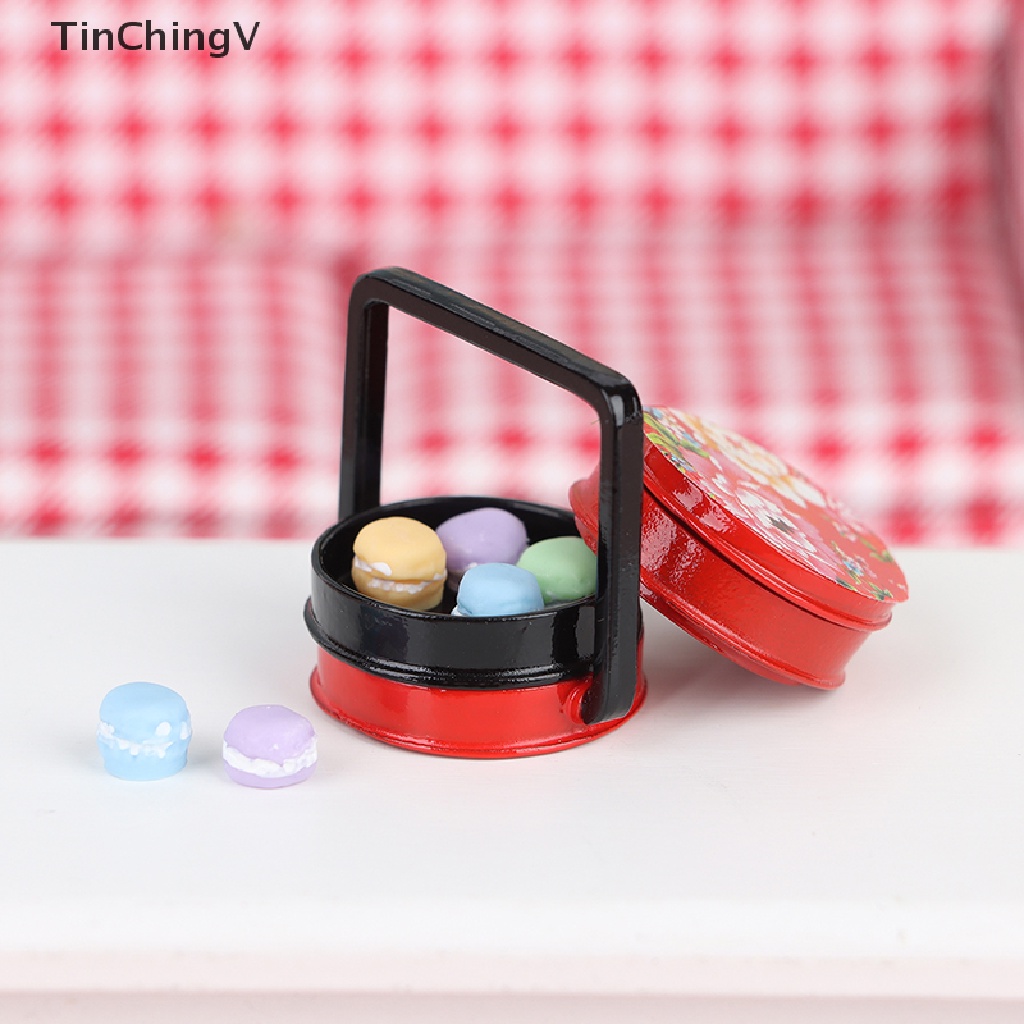 Giỏ Đựng Thức Ăn Mini Bằng Hợp Kim Tỉ Lệ 1: 12 Dùng Trang Trí Nhà Búp Bê