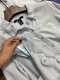 Đầm sơ mi denim F21