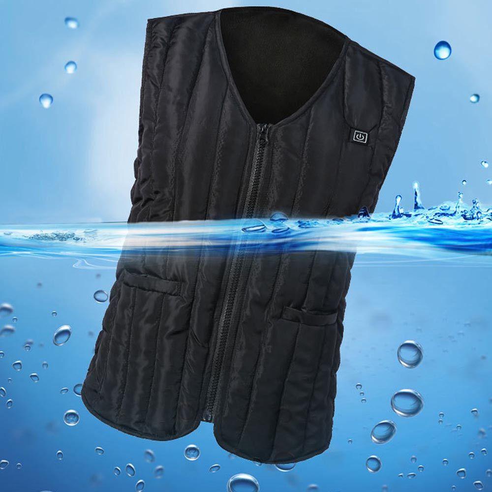 Áo Khoác Sát Nách Bằng Sợi Carbon Mềm Giữ Ấm Mùa Đông