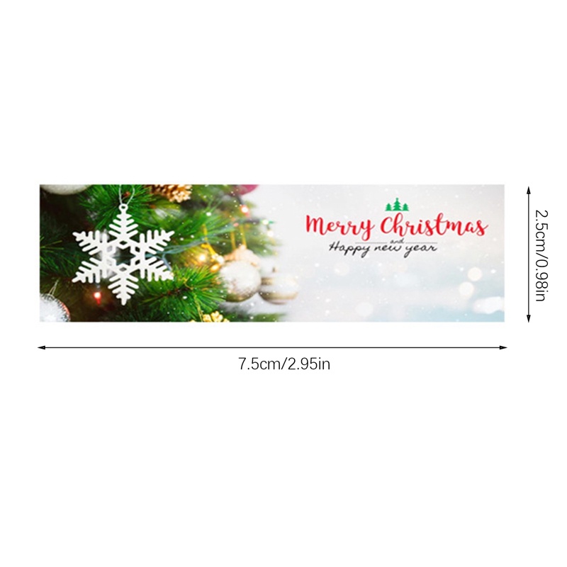 120 Nhãn Dán Trang Trí Quà Giáng Sinh Tự Làm