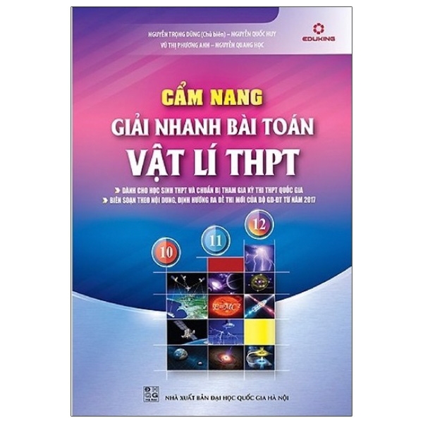 Sách Cẩm Nang Giải Nhanh Bài Toán Vật Lí THPT