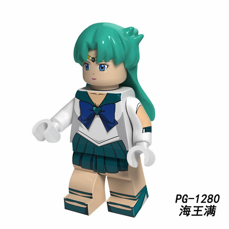 CHIBI SAILOR MOON REI Bộ Lắp Ghép Lego Nhân Vật Thủy Thủ Mặt Trăng