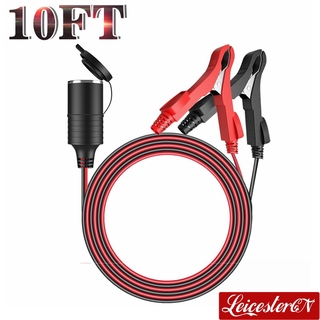 Dây cáp bật lửa đầu cái lst 10ft / 3m 12v 24v