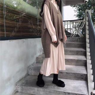 [HÀNG ORDER] SET VÁY VÀ ÁO LEN GILE NỮ TÍNH