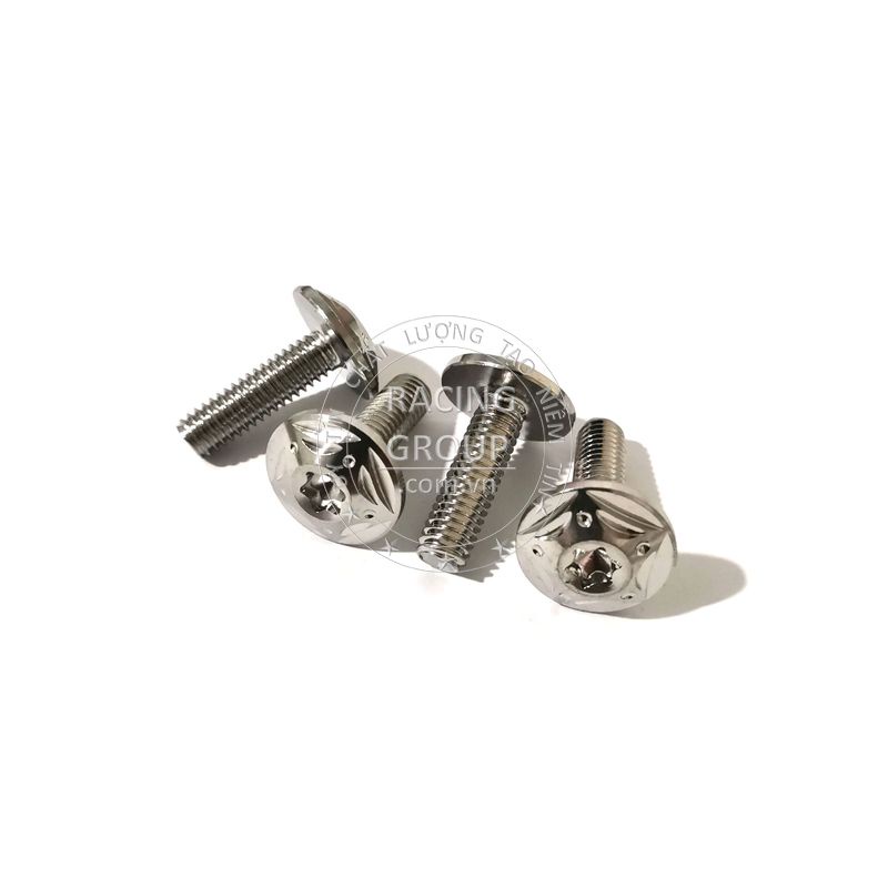 Ốc Salaya 6li10, 6li15, 6li20, 6li30 đầu dù gắn gắn cacte, hộp sên, dè trước, đầu cốt bánh, nón bảo hiểm,...