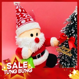 Gấu Bông Ông Già Noel 25cm - Quà Tặng Giáng Sinh Cho Bé