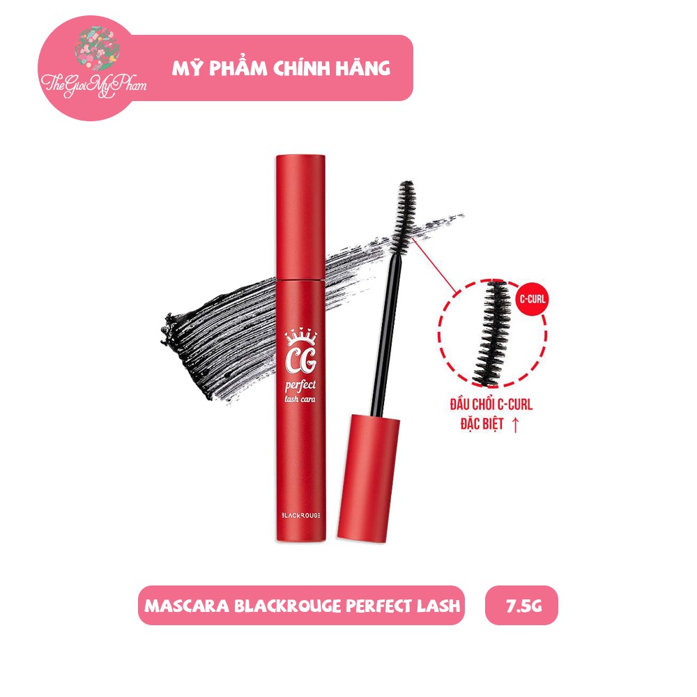 Mascara Làm Dài Cong Và Chống Trôi Black Rouge CG Perfect Lash Cara 7.5g | BigBuy360 - bigbuy360.vn