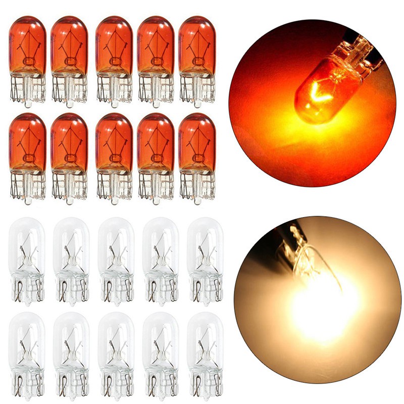 Set 10 bóng đèn T10 Wedge W5W 501 194 LED gắn trần xe hơi thiết kế chuyên dụng