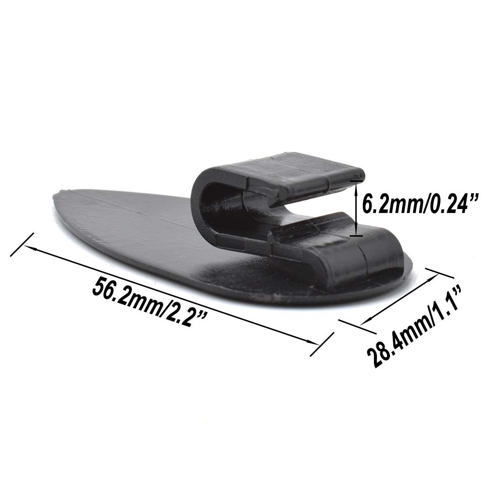 Aaron1 Set 10 Kẹp Cố Định Thảm Lót Sàn Xe Hơi Chống Trượt Siêu Bền Tiện Dụng